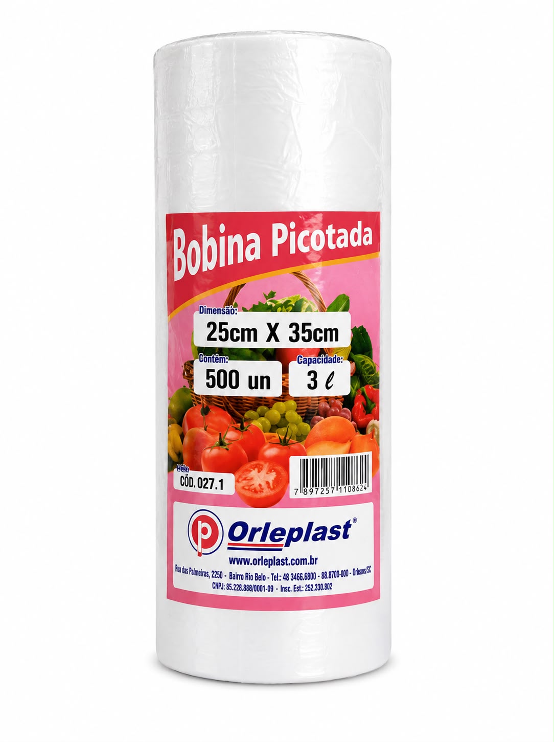 Bobina Picotada 25x35 3L