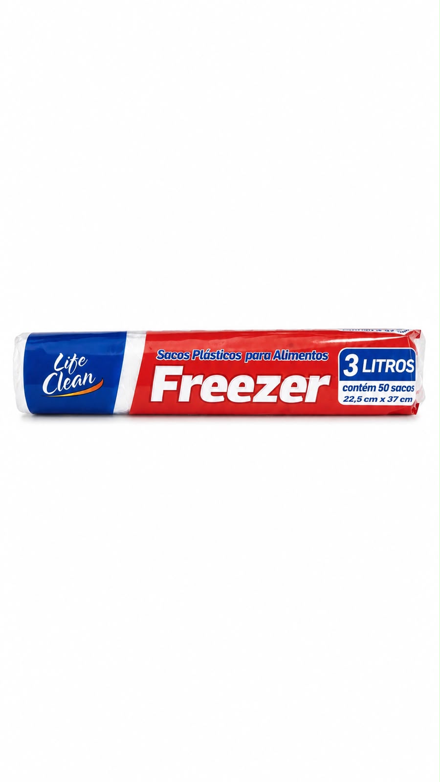 Saco Plástico Alimentos 3L 22,5x37 Pct 50un