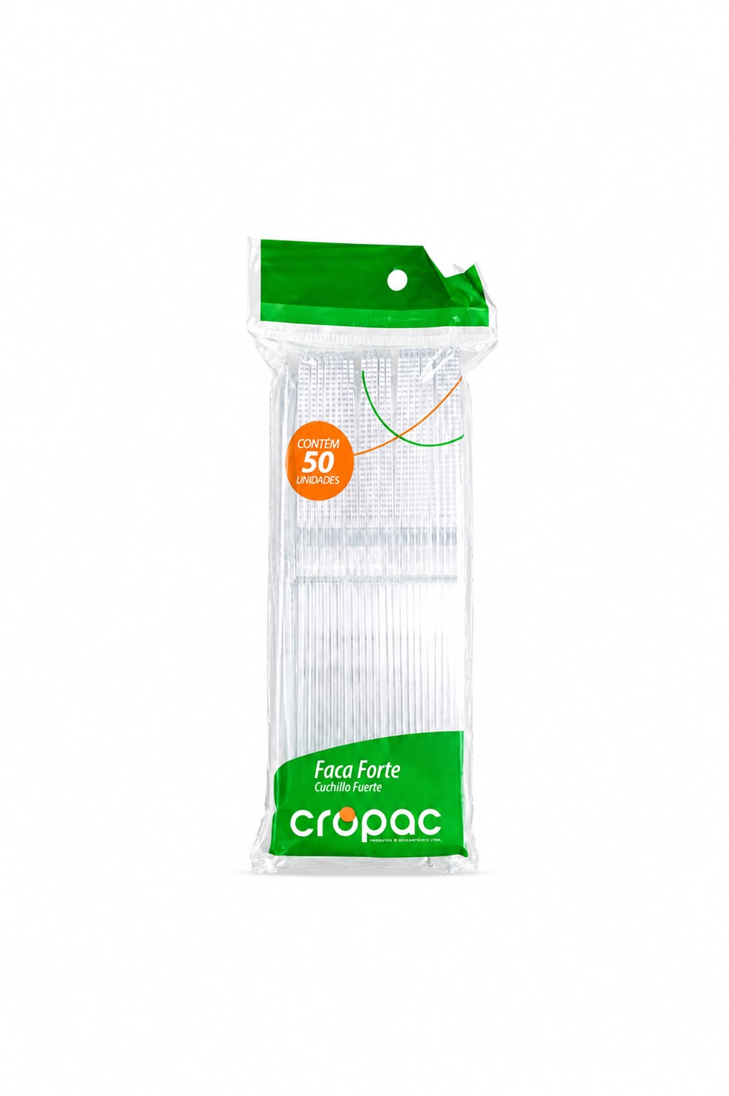 Faca Forte Cristal Pct 50un
