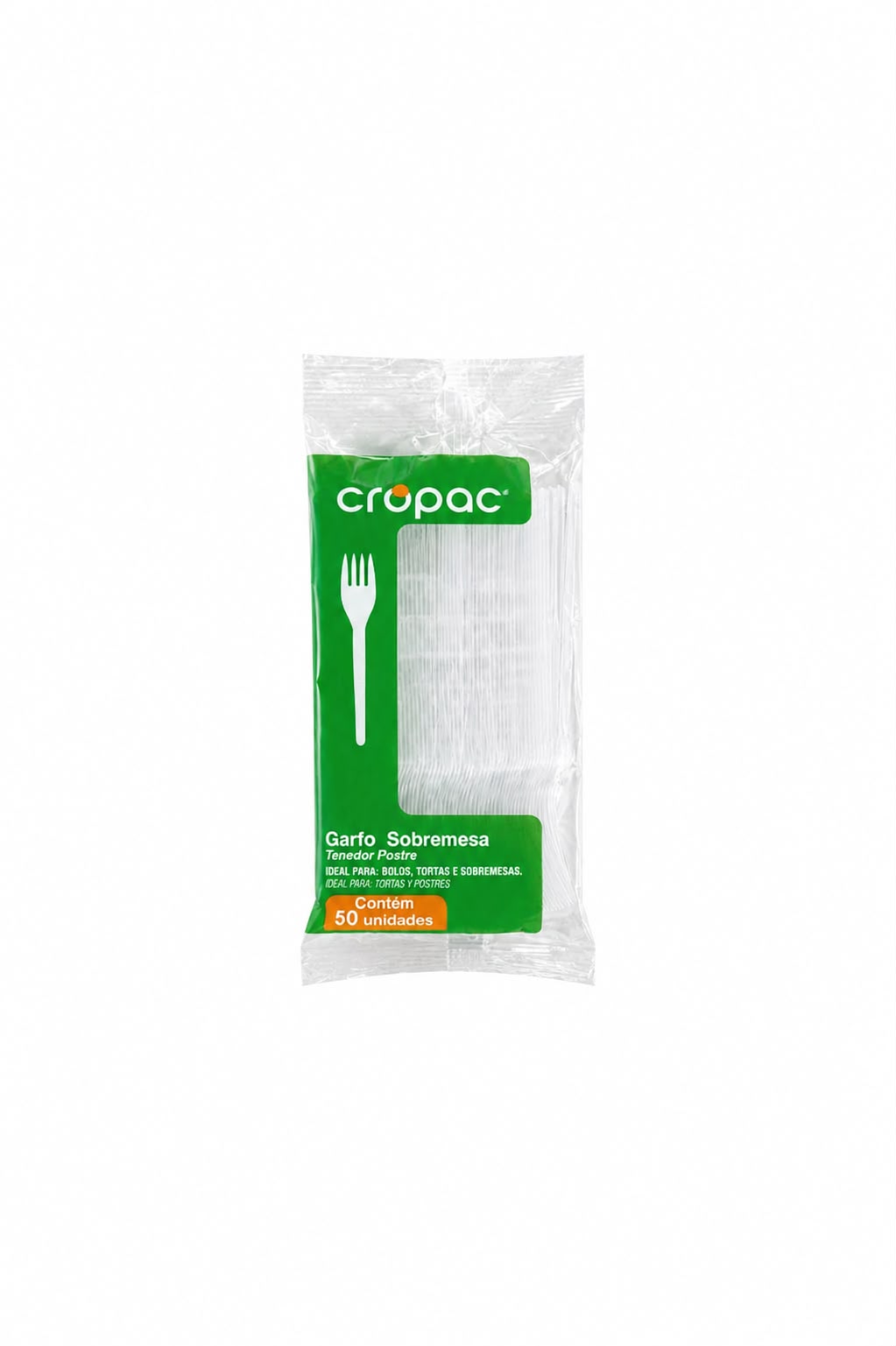 Colher Sobremesa Cristal Pct 50un