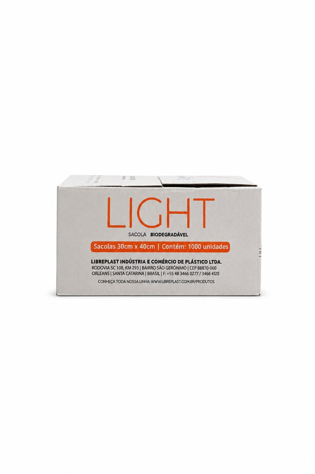 Caixa de Sacola Descartável Light 30cmx40cm 1000un