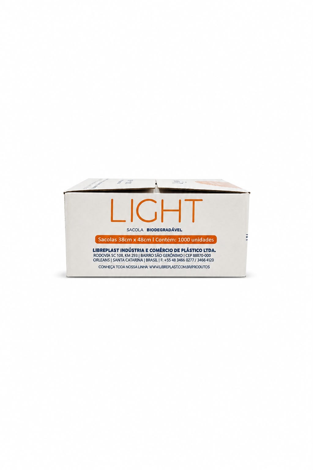 Caixa de Sacola Descartável Light 38cmx48cm 1000un