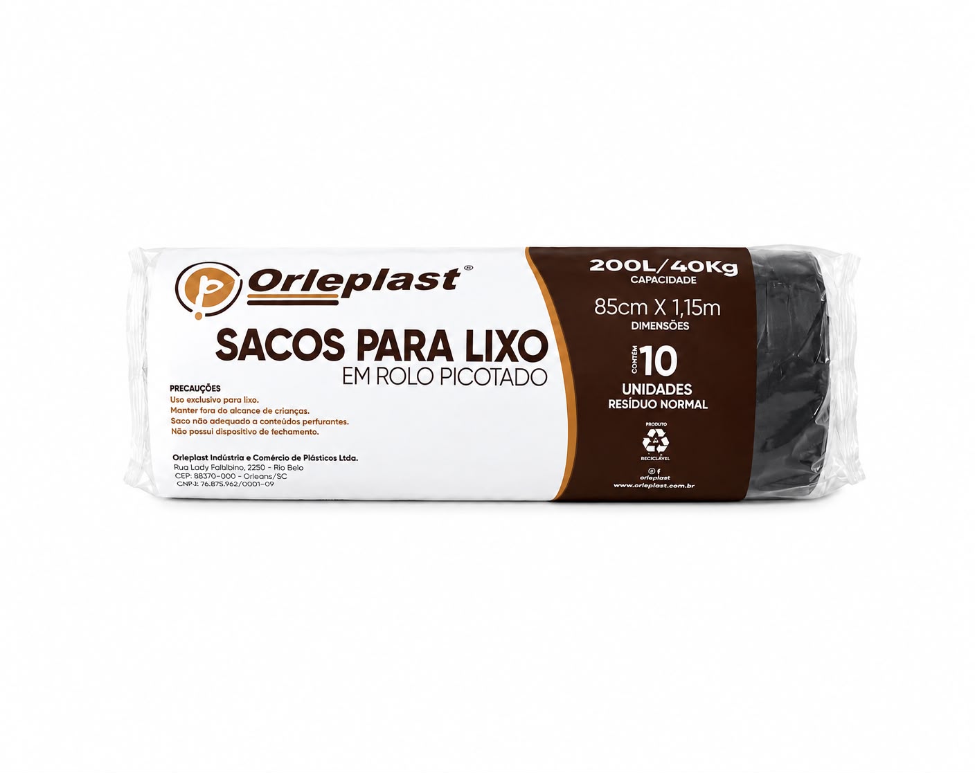 Saco de Lixo Reforçado 200L 10un