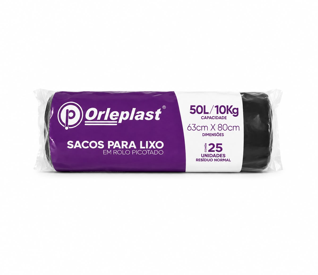 Saco de Lixo Reforçado 50L 25un