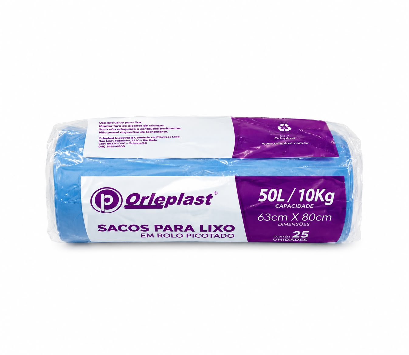 Saco de Lixo Econômico 50L 50un