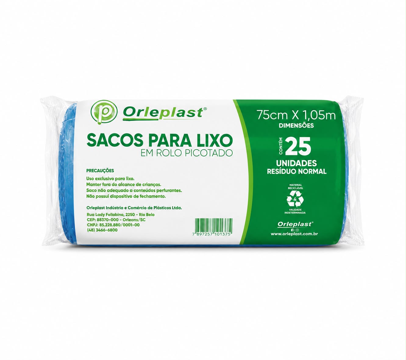 Saco de Lixo Econômico 100L 25un
