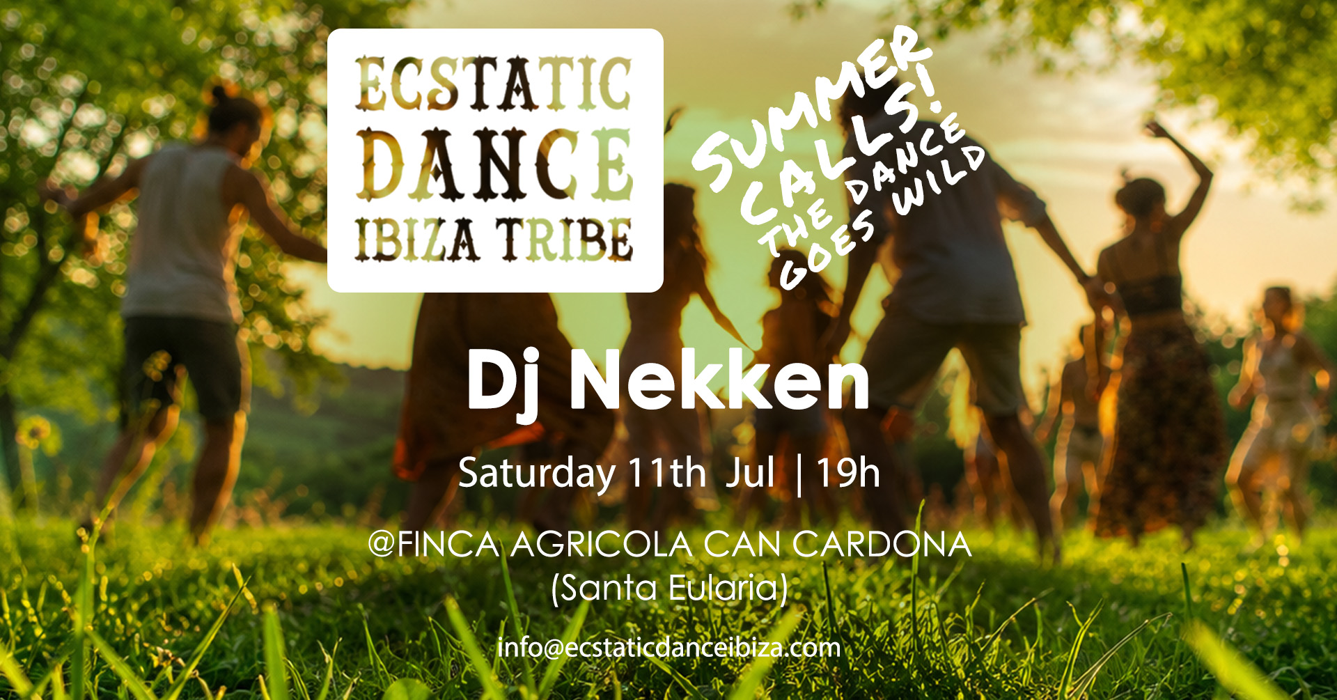 Ecstatic Dance Ibiza | DJ Nekken | Saturday 11th July