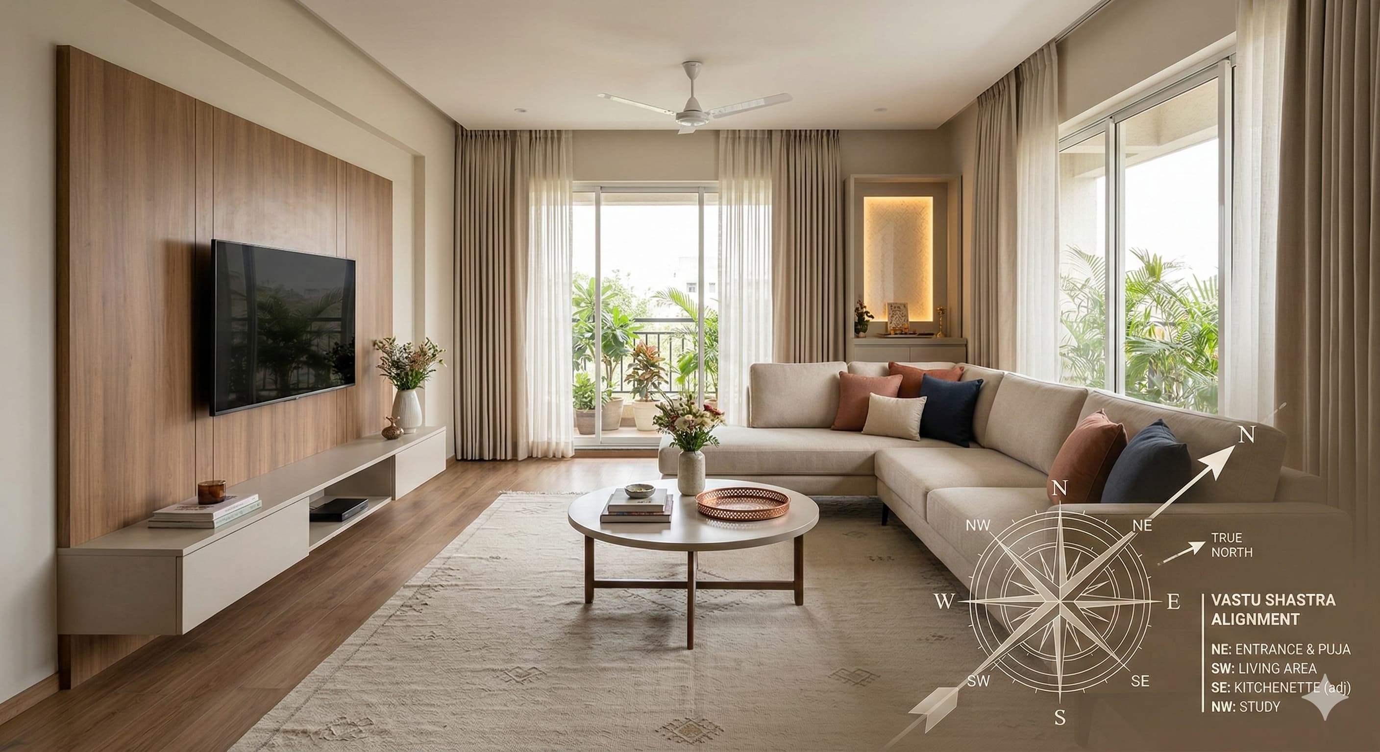 HarmonySpace Vastu Interior Planning sample