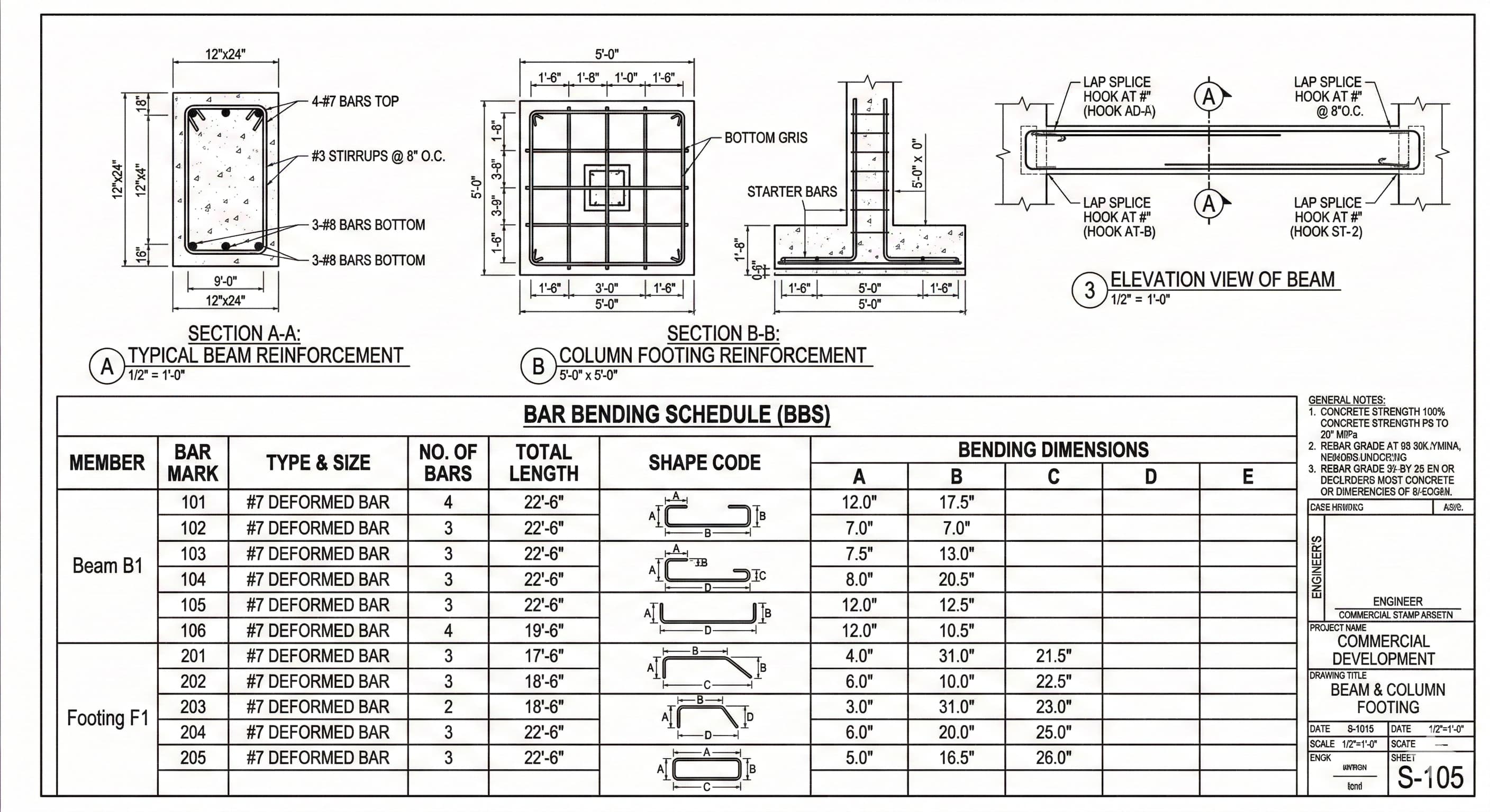 StructuraPro RCC Engineering Package sample