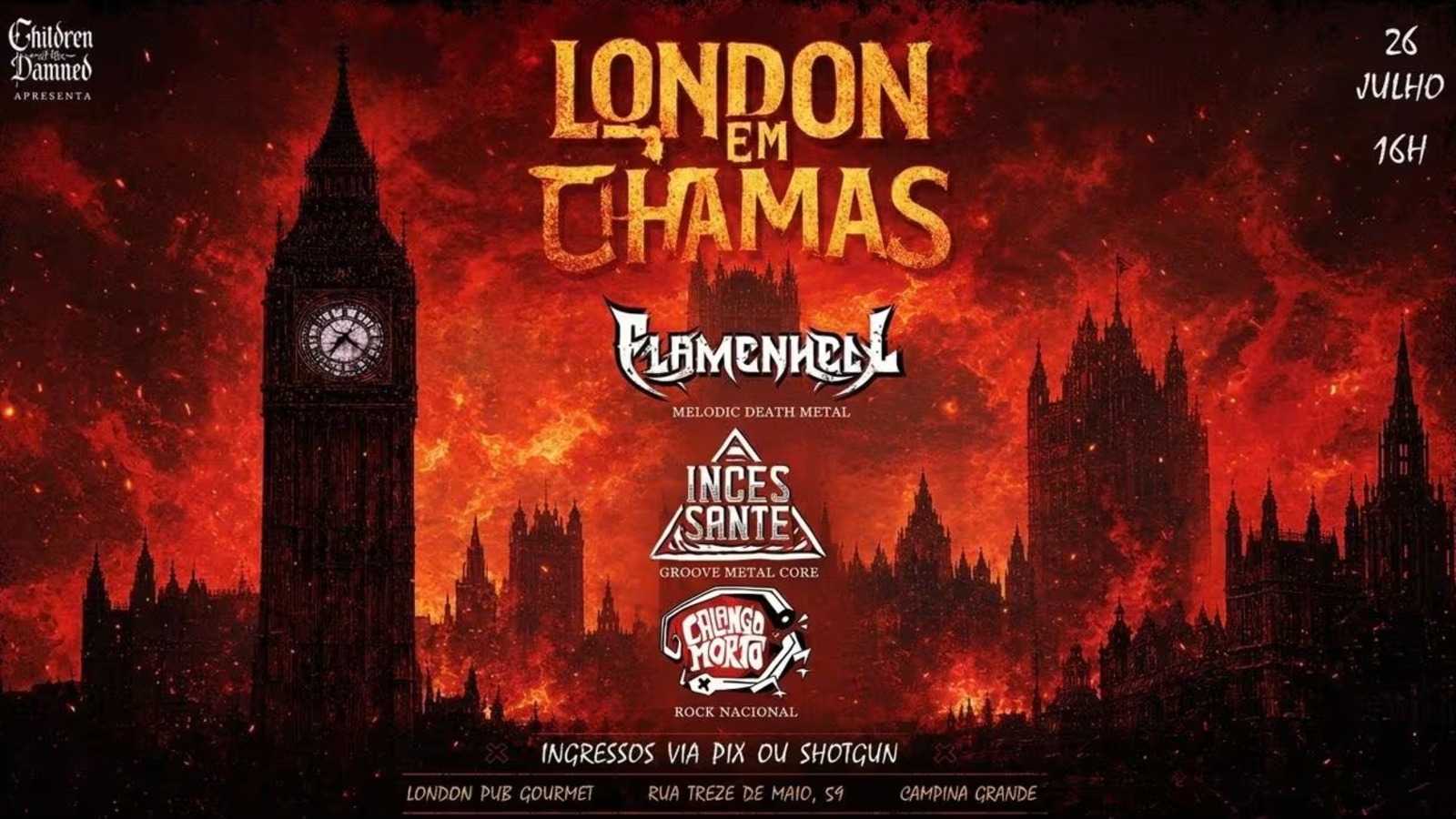 LONDON EM CHAMAS