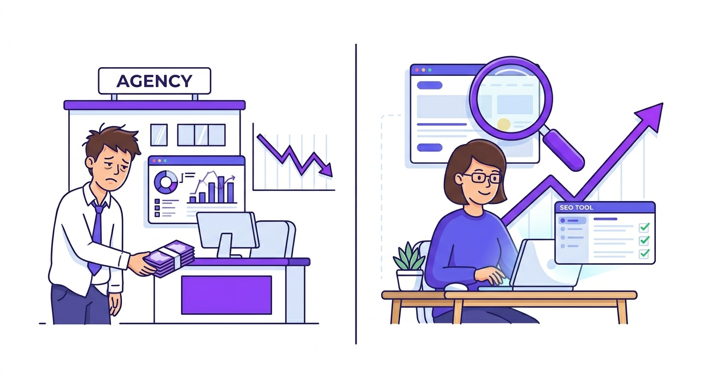 Agency vs DIY SEO comparison