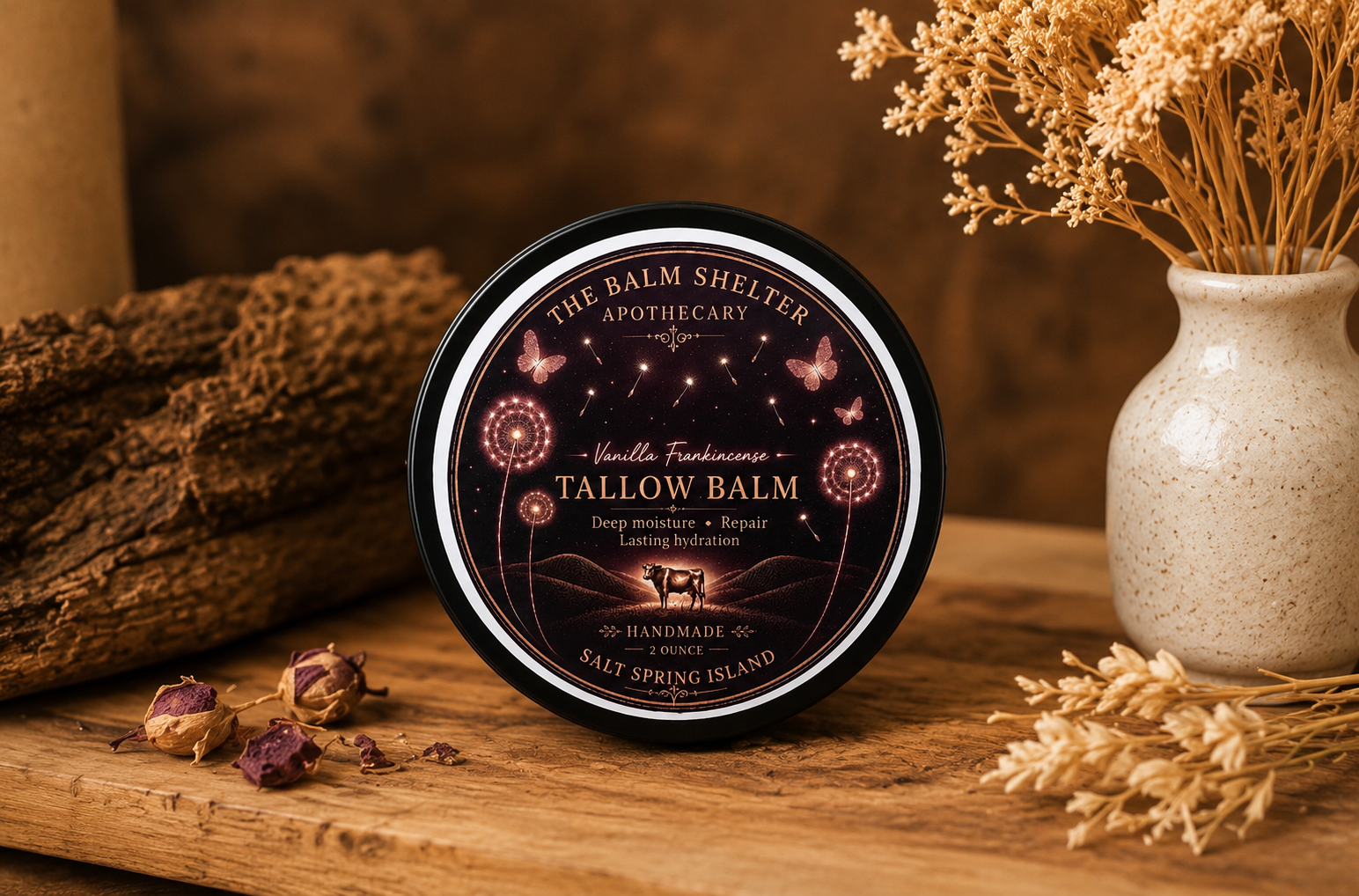 Vanilla Frankincense Tallow Balm