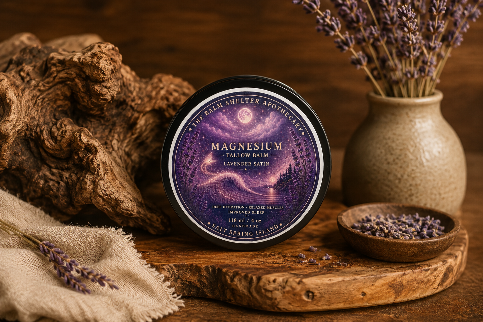 Magnesium + MSM Tallow Balm
