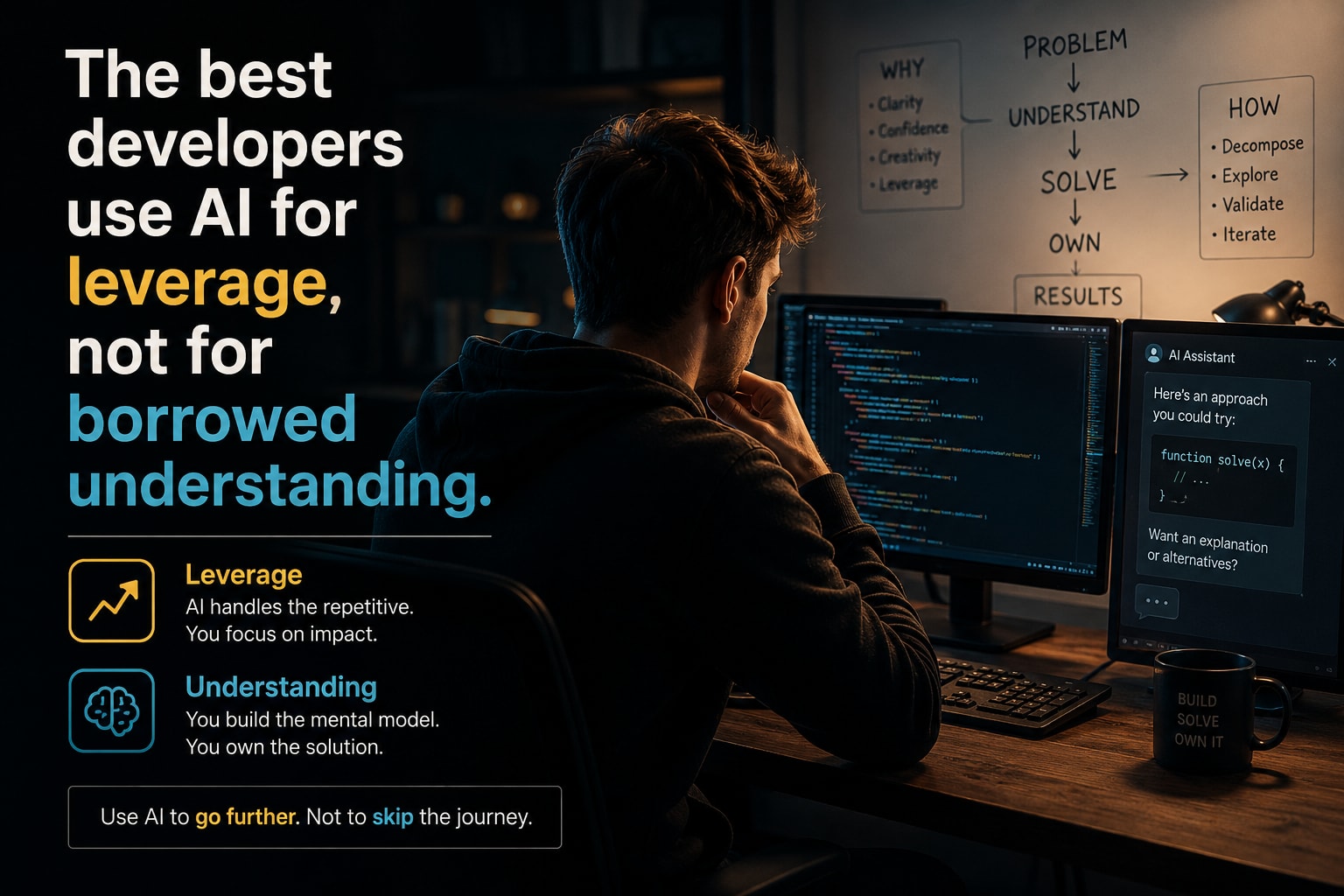 The best developers use AI for leverage, not for borrowed understanding