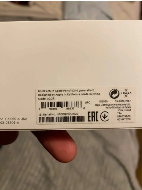 Image for iPad Air + Apple Pencil 2 + Smart Folio – €400