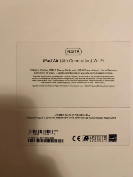 Image for iPad Air + Apple Pencil 2 + Smart Folio – €400