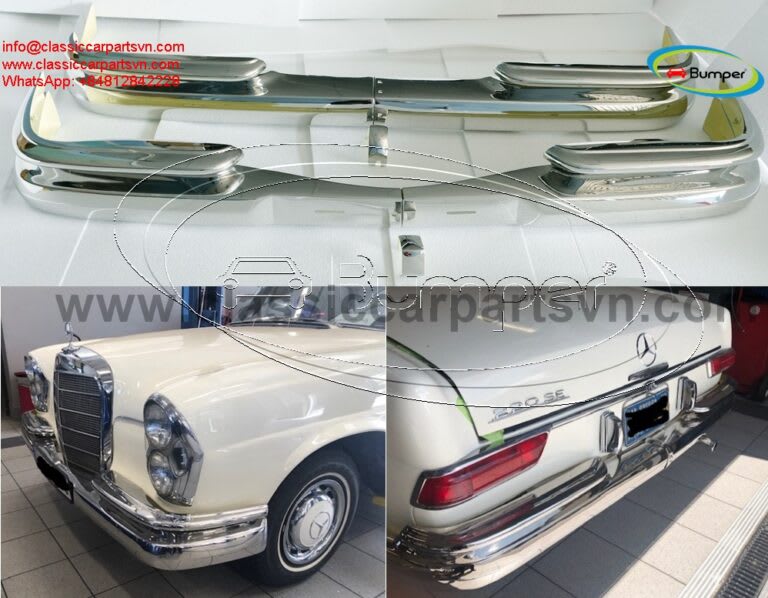 Image for Mercedes W111 W112 Fintail coupe bumper