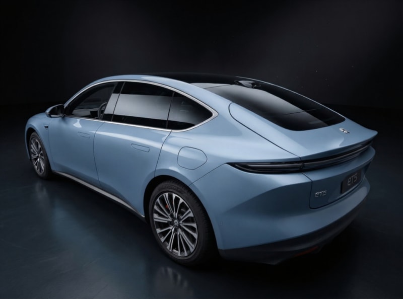NIO ET5 modrý detail