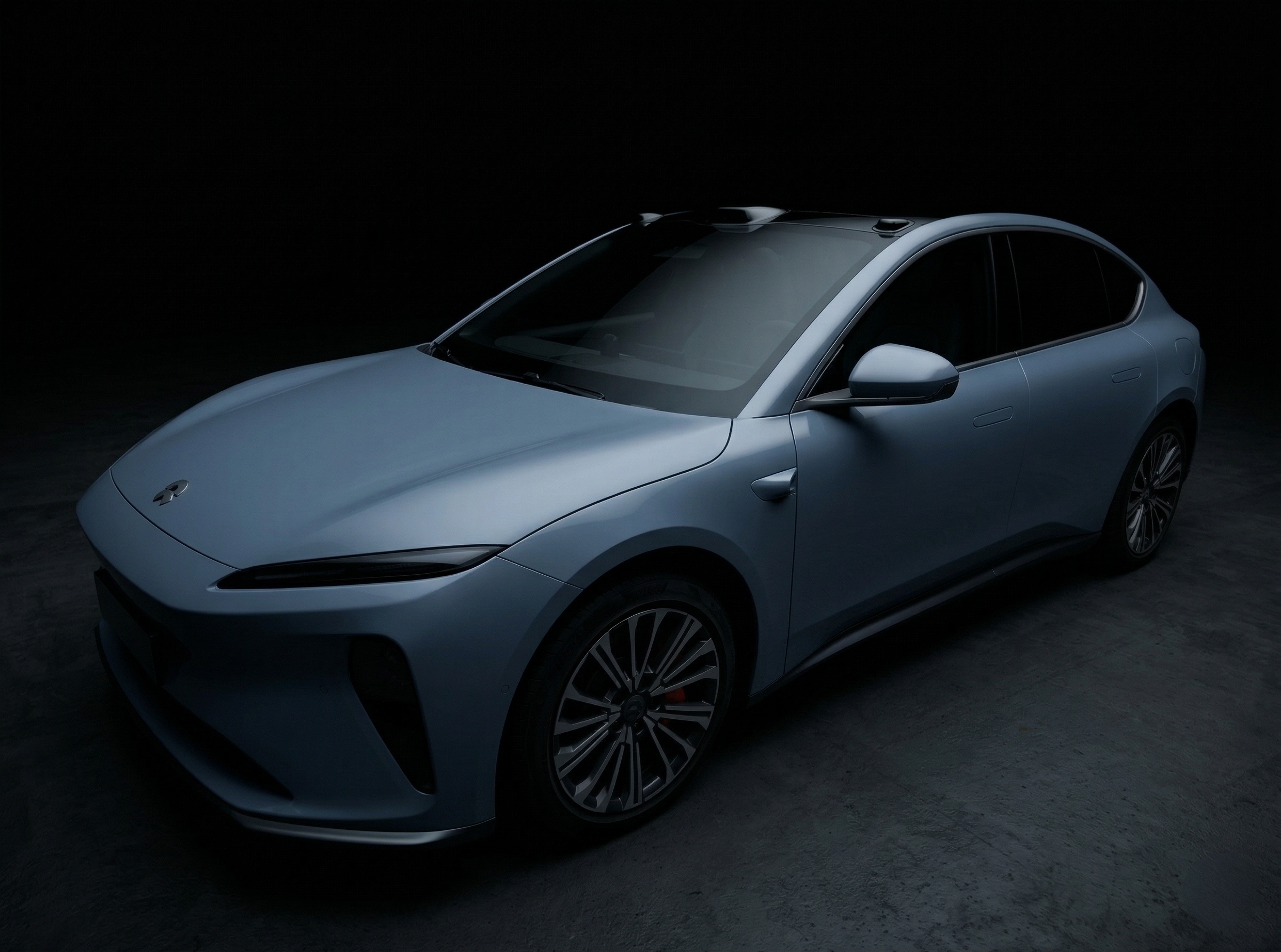 NIO ET5 modrý predok