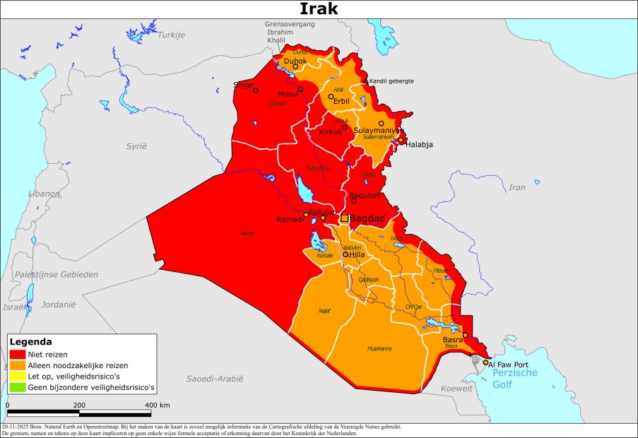 Reisadvies Irak