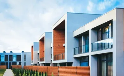 Photo of townhouse build