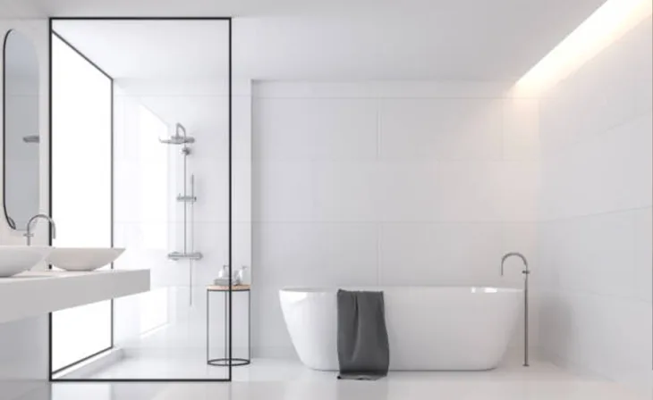 Photo of renovated bathroom