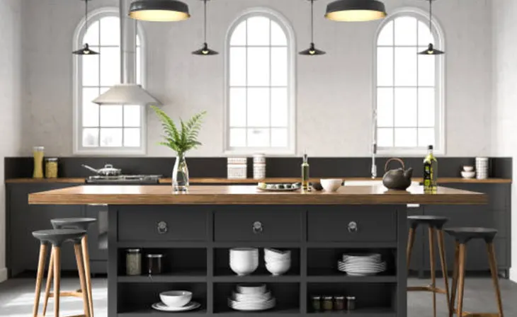 Photo of renovated kitchen