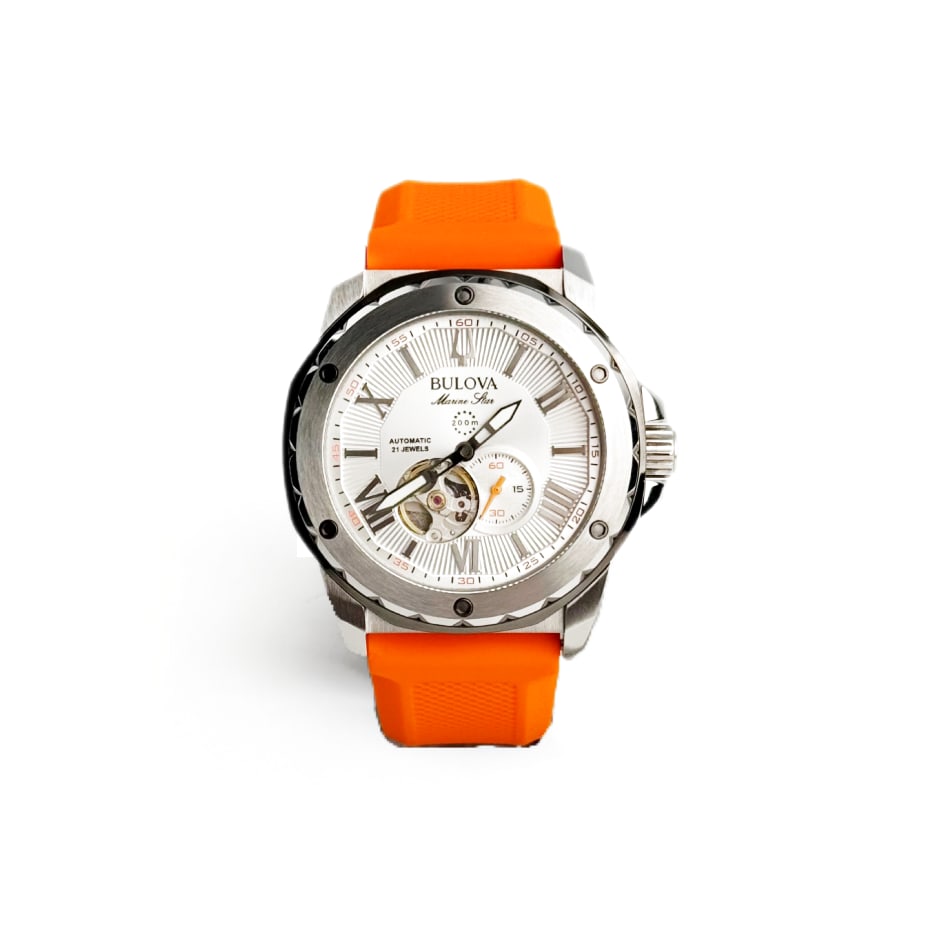 Bulova marine star naranja