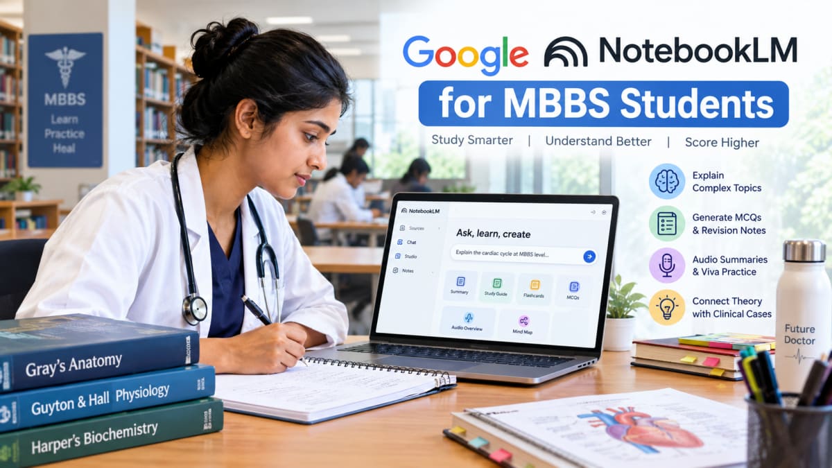 Google NotebookLM for MBBS Students: 7 Smart Study Tips (2026)