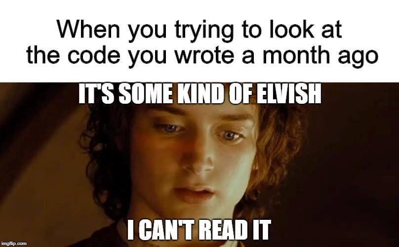Code Readability Meme