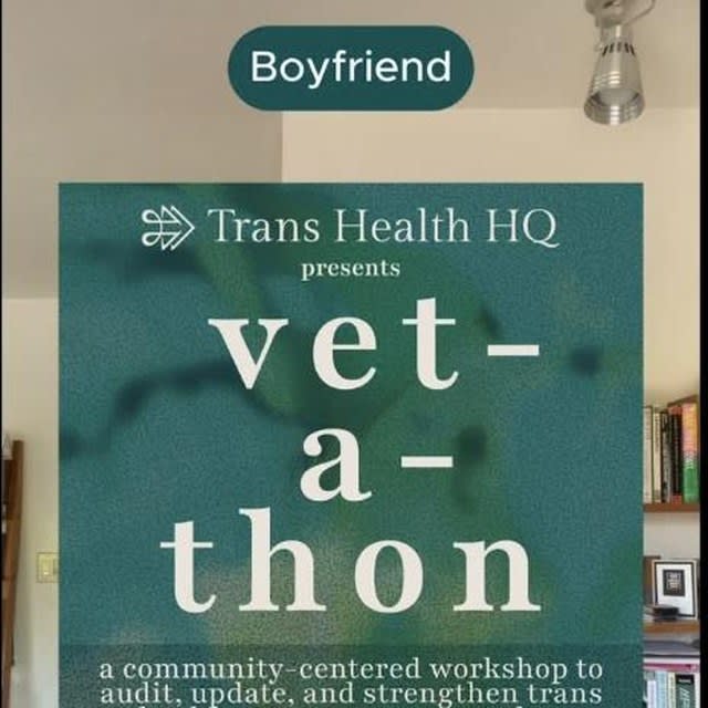 Trans Health HQ Instagram post