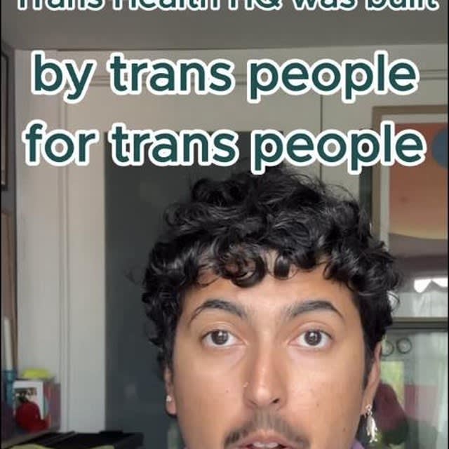Trans Health HQ Instagram post