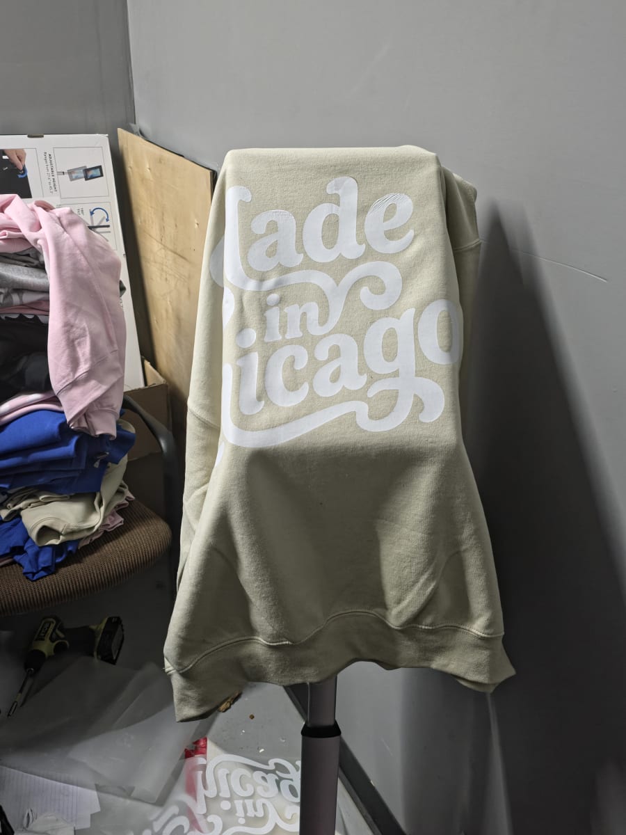 Custom Made in Chicago sweatshirt