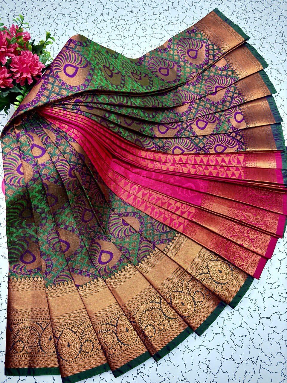 ELITE BRIDAL PICK - Green Purple - Image 1