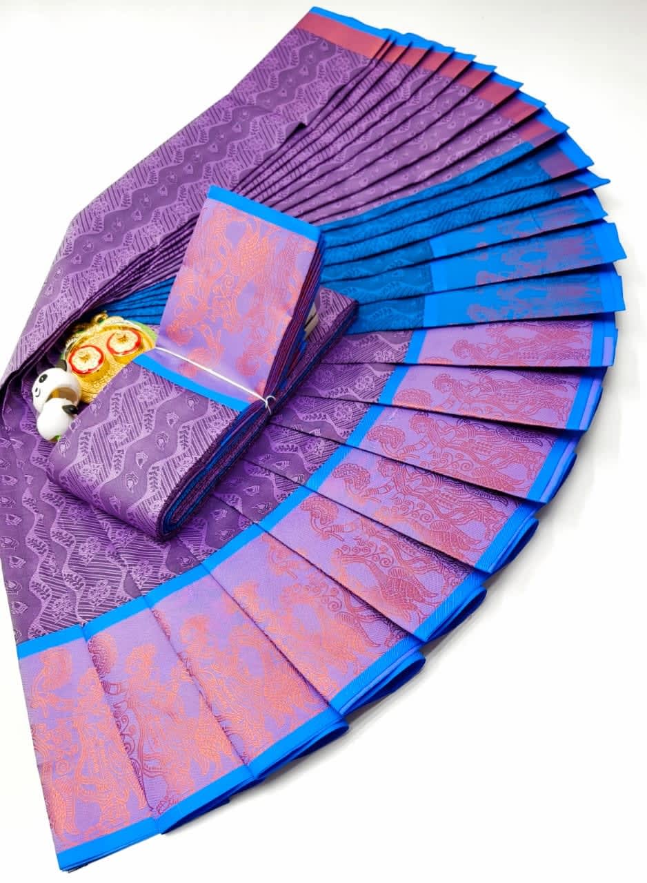 3D Embossed Saree - Image 1