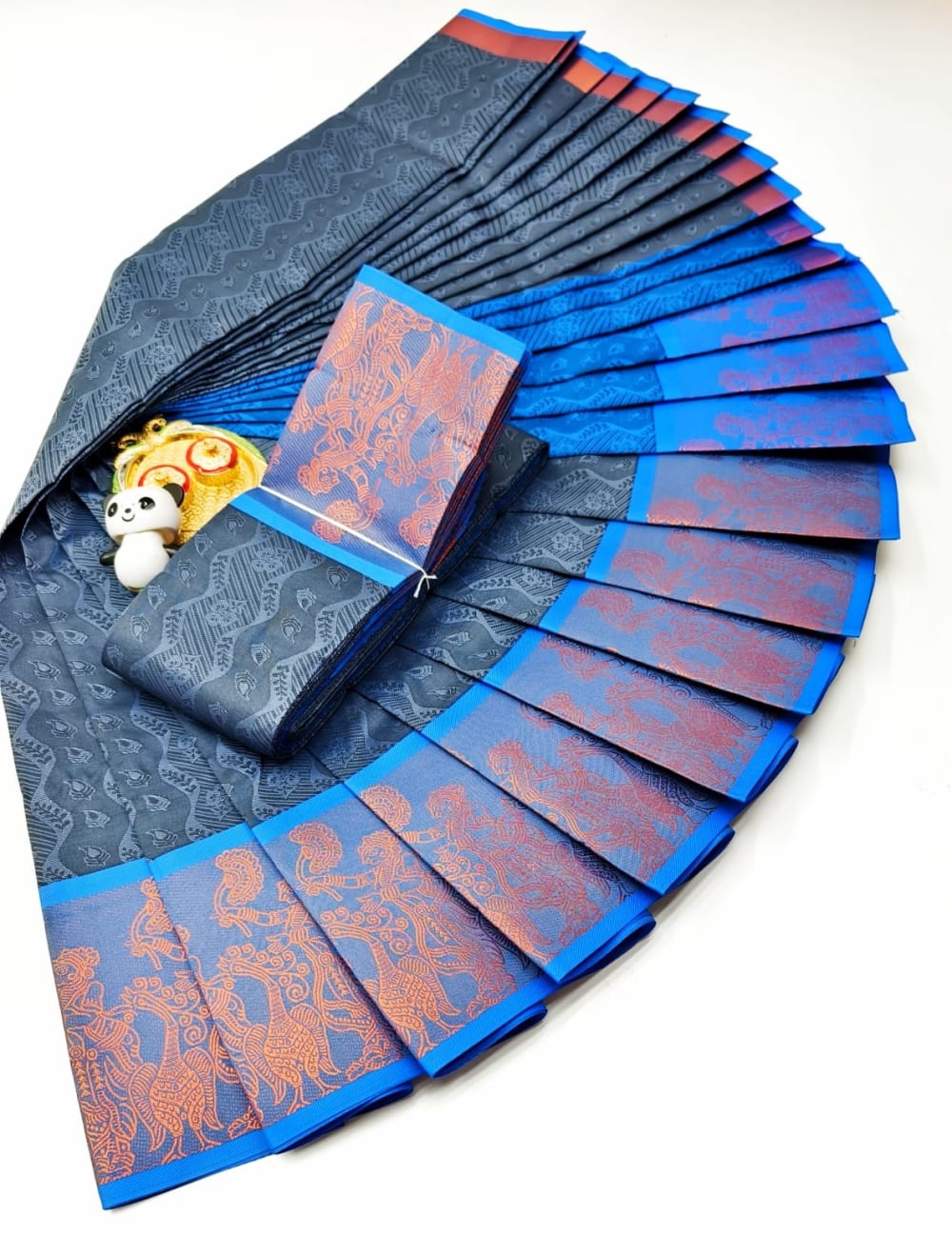 3D Embossed Art Silks Saree