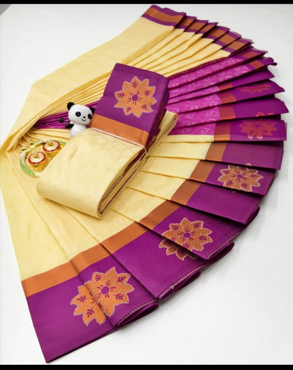 3D Embossed Saree