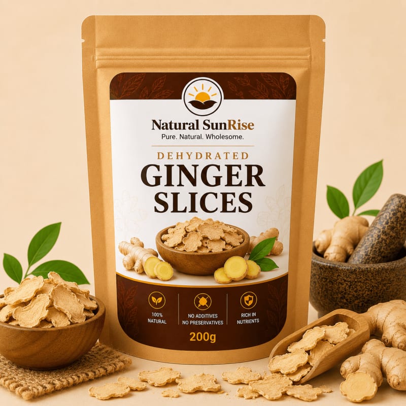 Dehydrated Ginger Slices