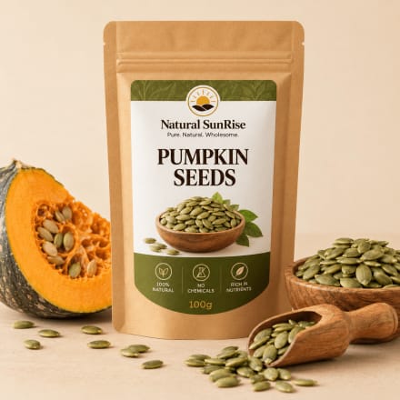 Raw Nutrient-Dense Organic Pumpkin Seeds (Kaddu ke Beej)