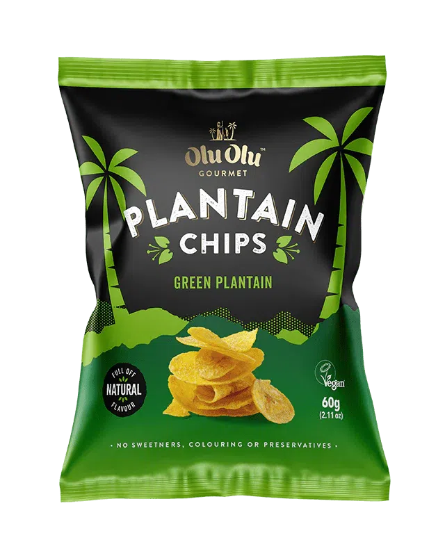 Olu Olu Green Plantain Chips 60g