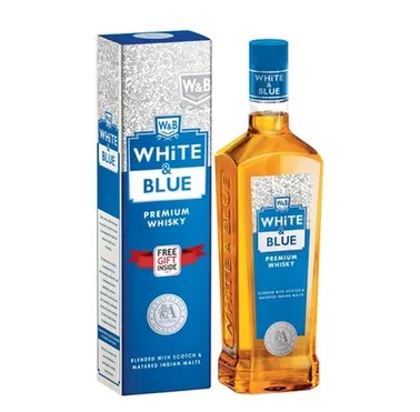 Buy WHITE & BLUE WHISKY 180ML online in Lagos
