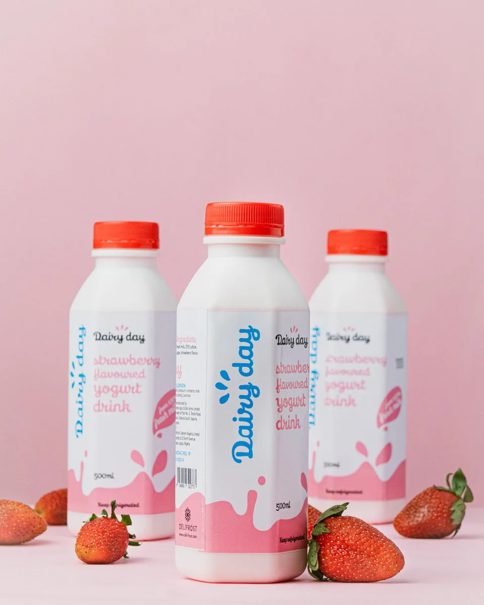 Buy DAIRY DAY STRAWBERRY YOGURT 1LITER online in Lagos