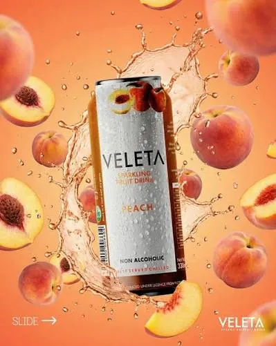 Buy VELETA PEACH CAN 33CL online in Lagos