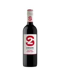 Buy 2 SHARE NATURAL SWEET RED WINE 75CL online in Lagos