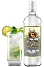 Buy CAPTAIN JACK EXTRA STRONG WHITE RUM 350ML online in Lagos