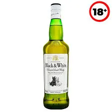 Buy BLACK & WHITE BLENDED WHISKY 700ML online in Lagos