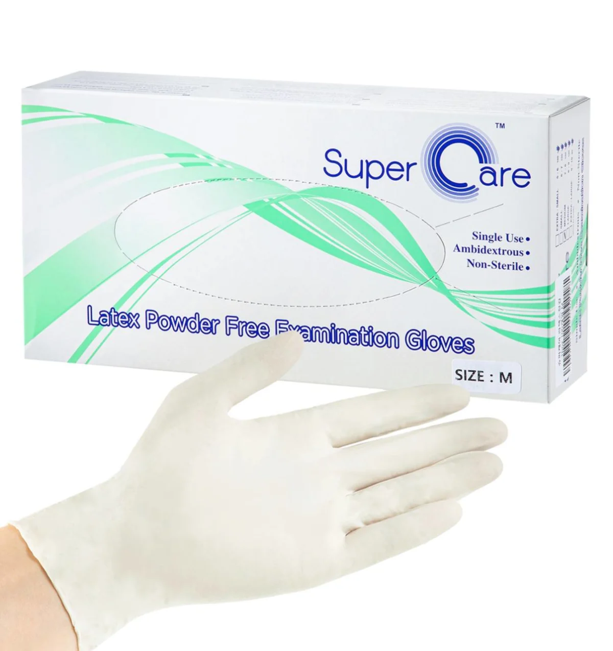 Buy SUPER CARE LATEX POWDERED EXAMINATION GLOVE online in Lagos