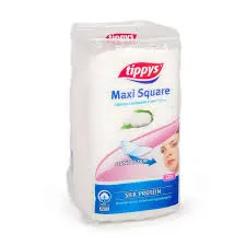 Buy TIPPYS MAXI SQUARE SILK PROTEIN 50X MAKEUP PAD online in Lagos