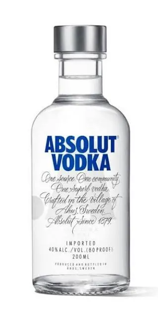 Buy ABSOLUT VODKA SWEDISH 200ML online in Lagos