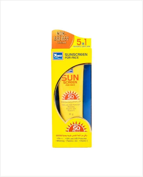 Buy YOKO SUNSCREEN SPF50+30G online in Lagos